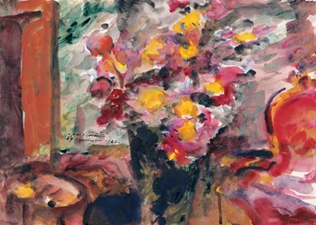 Flower Vase on a Table